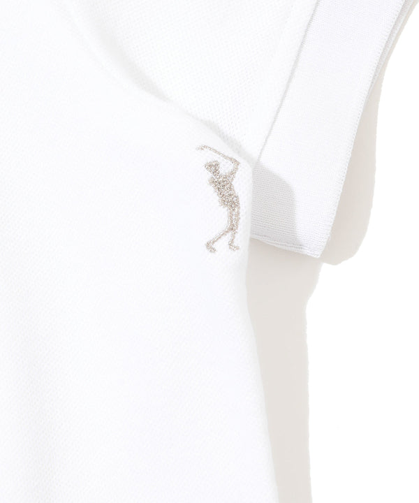 Gauge Camouflage Jacquard Polo | WOMEN