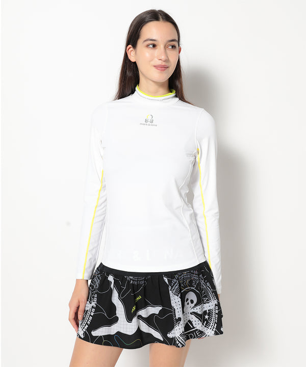 モデル:身長174cm,バスト77cm,ウエスト60cm,ヒップ88cm, 着用サイズM