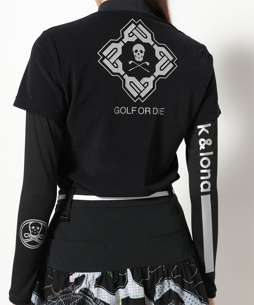 モデル:身長174cm,バスト77cm,ウエスト60cm,ヒップ88cm, 着用サイズM