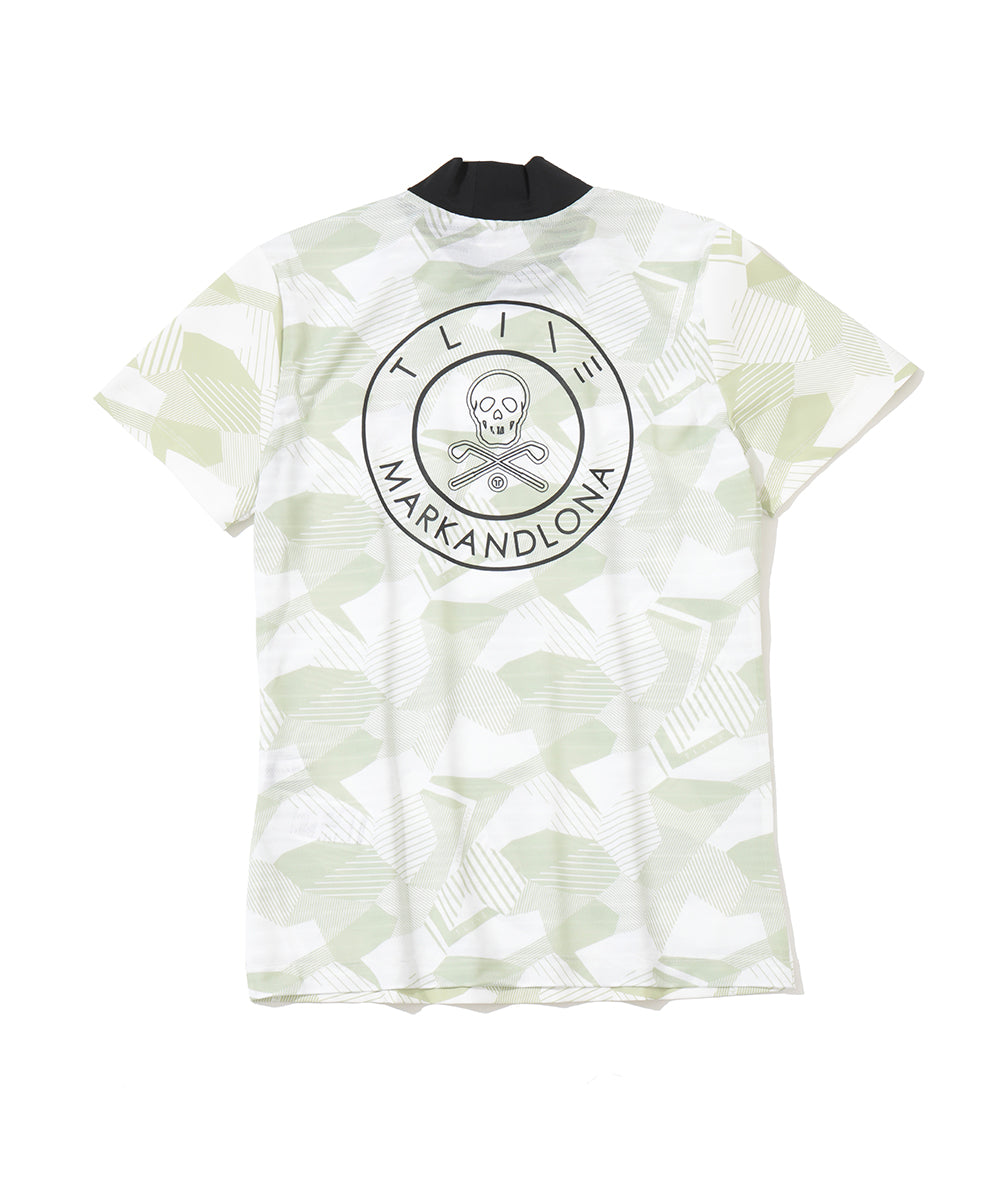 Eclipse Camo Mock Tee | WOMEN