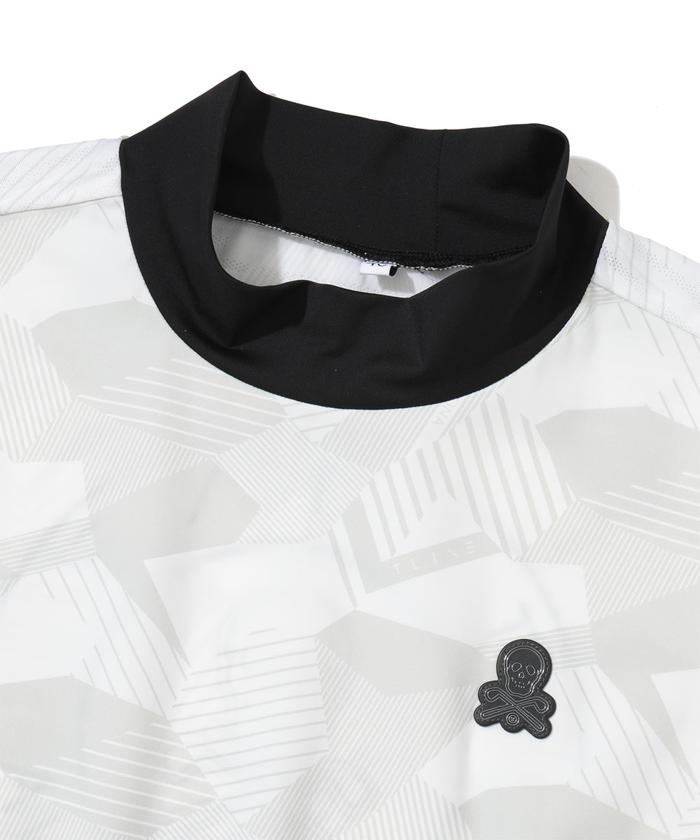 Eclipse Camo Mock Tee | WOMEN
