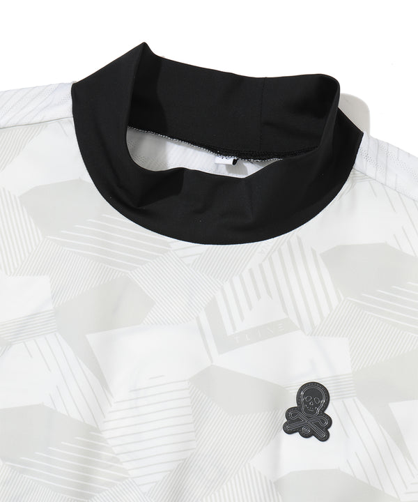 Eclipse Camo Mock Tee | WOMEN