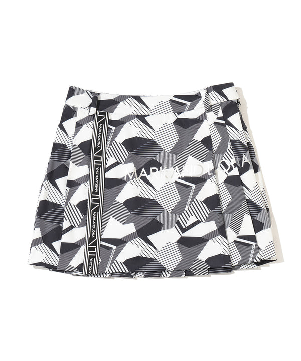 Eclipse Camo Pleated Skirt | WOMEN