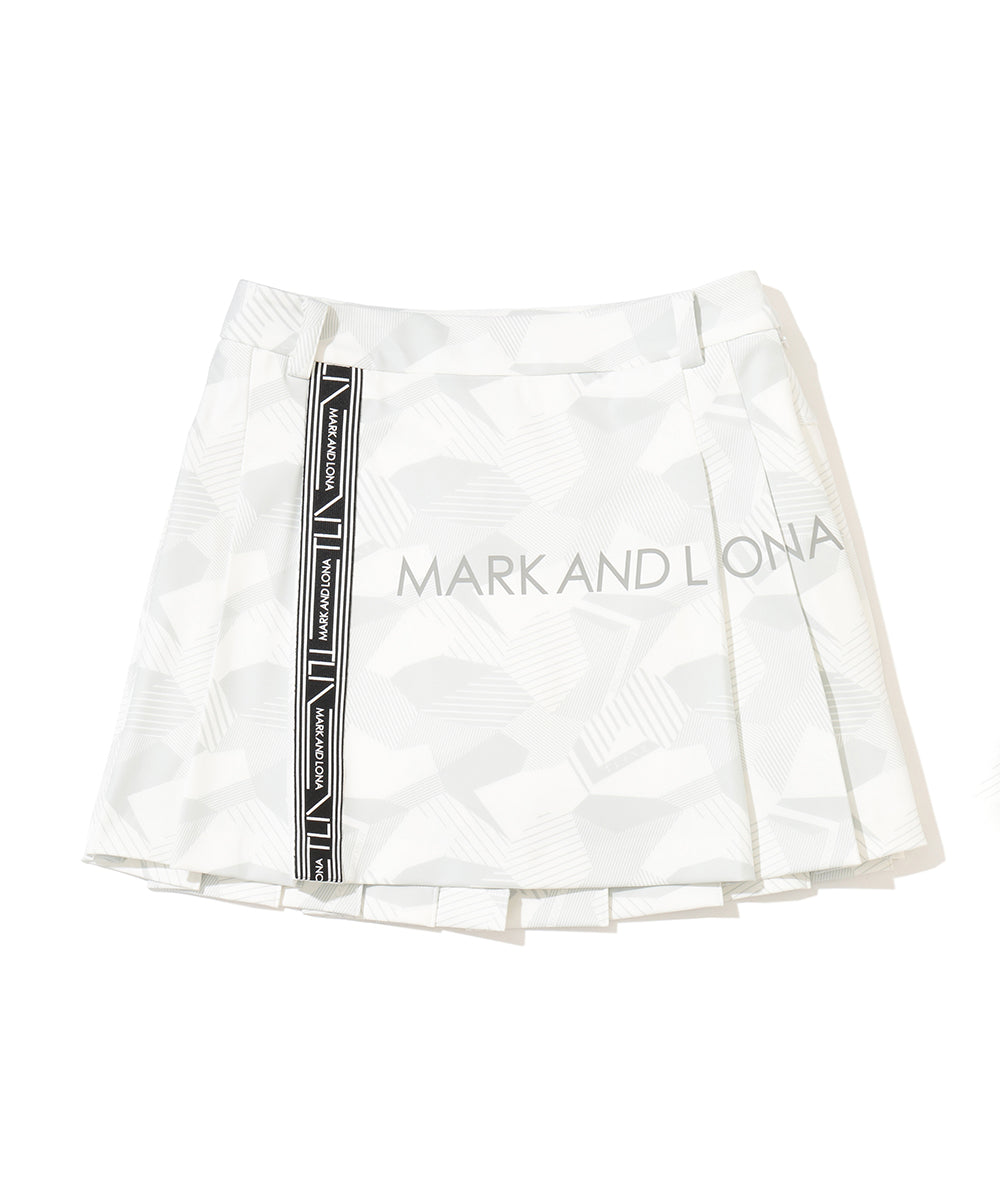 Eclipse Camo Pleated Skirt | WOMEN