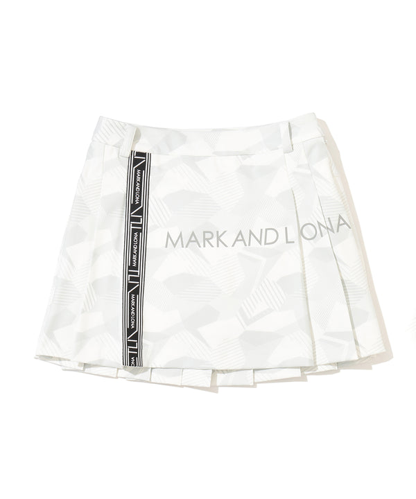 Eclipse Camo Pleated Skirt | WOMEN