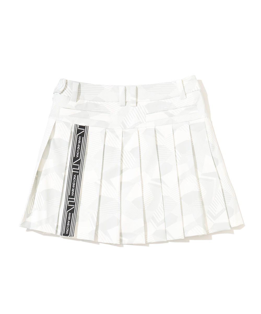 Eclipse Camo Pleated Skirt | WOMEN