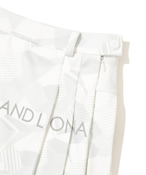 Eclipse Camo Pleated Skirt | WOMEN