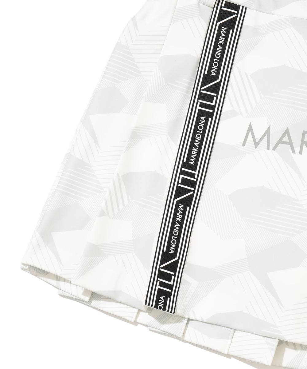 Eclipse Camo Pleated Skirt | WOMEN