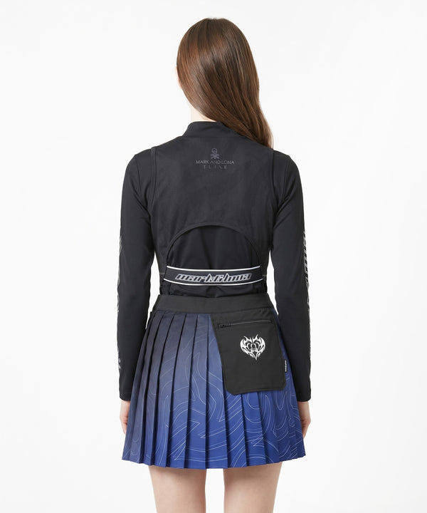 Pyro Pleated Zip Dress | WOMEN