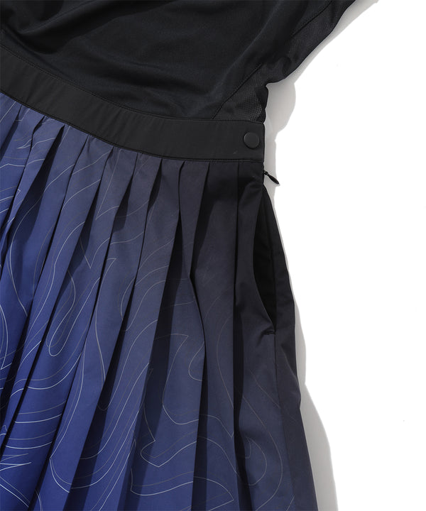 Pyro Pleated Zip Dress | WOMEN