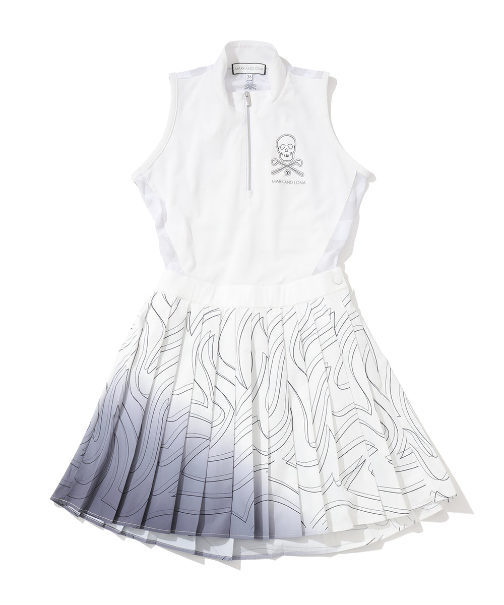 Pyro Pleated Zip Dress | WOMEN