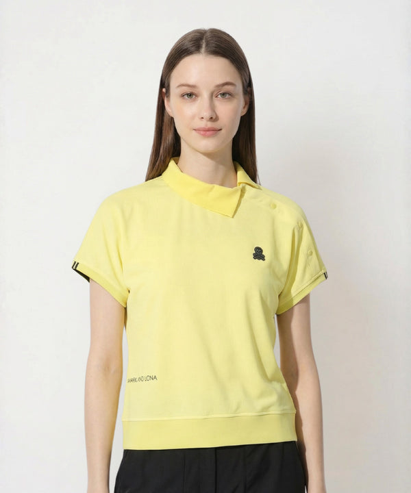 Accord Structured Asym Polo | WOMEN