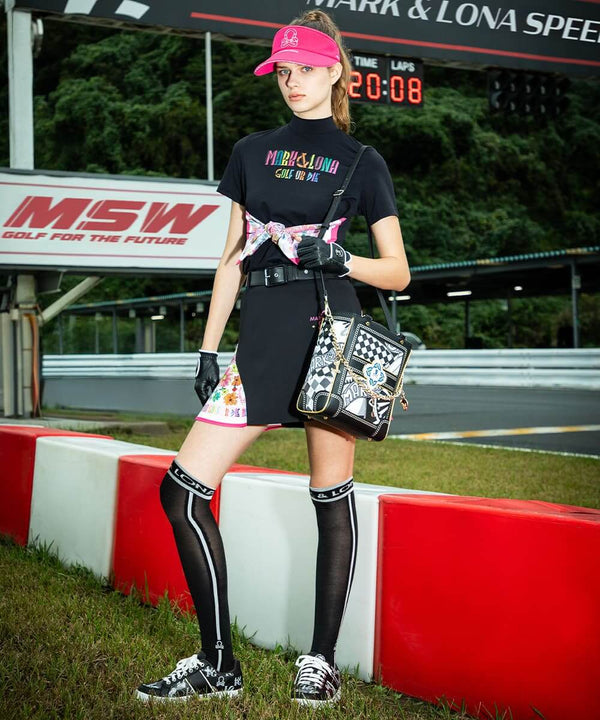 Valentina Scalf Mock Neck Tee | WOMEN