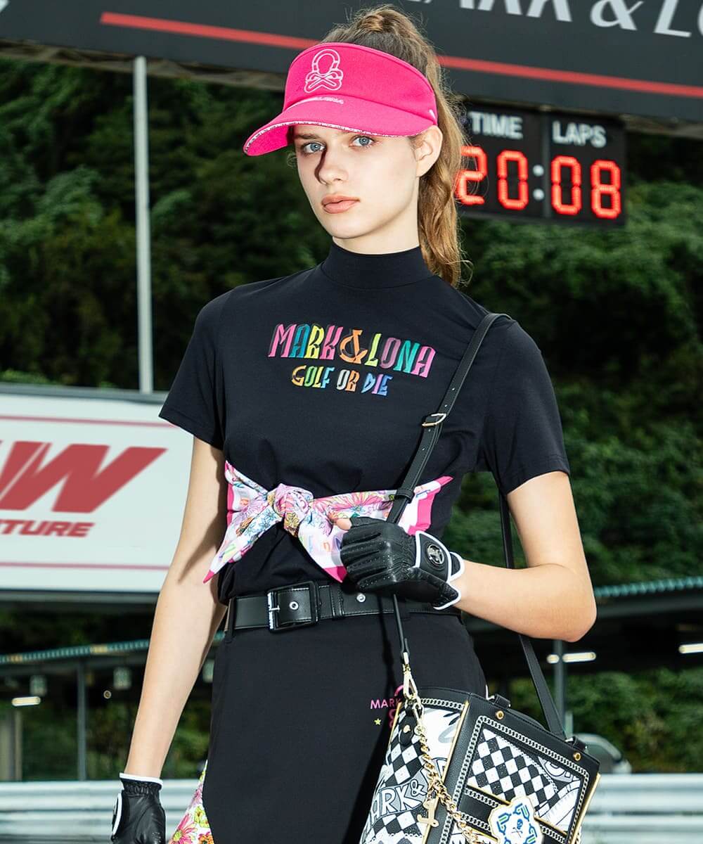 Valentina Scalf Mock Neck Tee | WOMEN