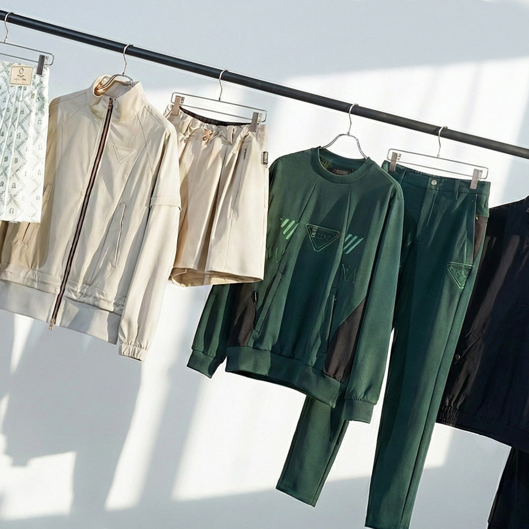 細部に宿る、モダンな遊び心。日常を美しく彩るセットアップ