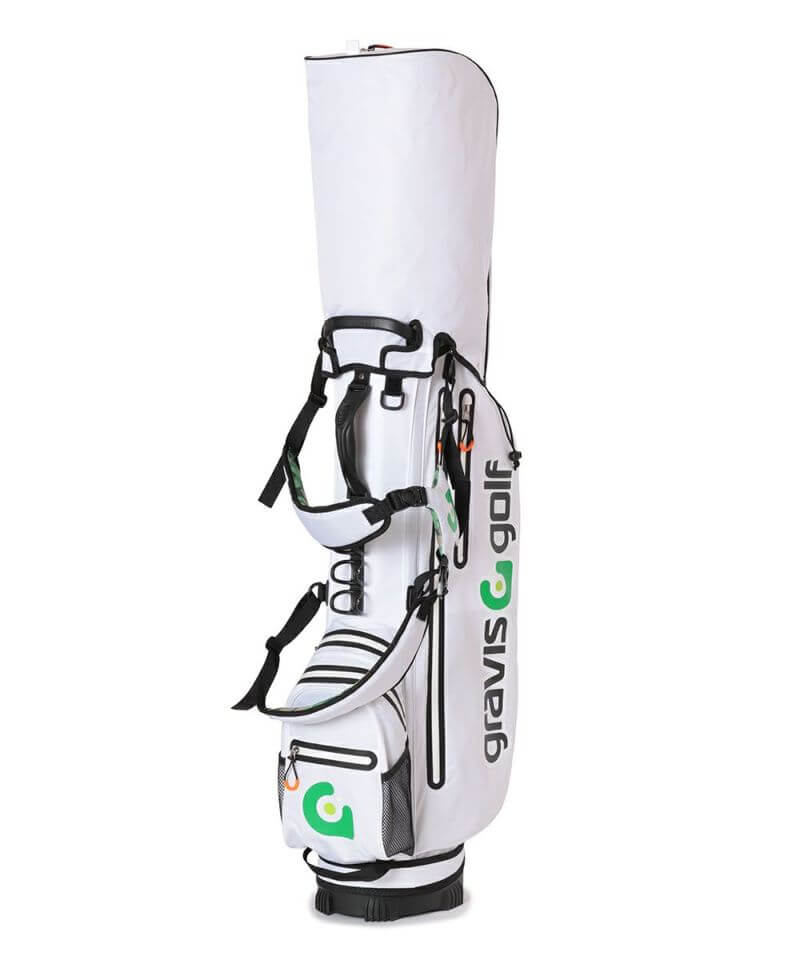 【美品/早い者勝ち】gravis golf キャディーバック　スタンド機能付き dショッピング |グラビスゴルフ gravis golf スタンドキャディ