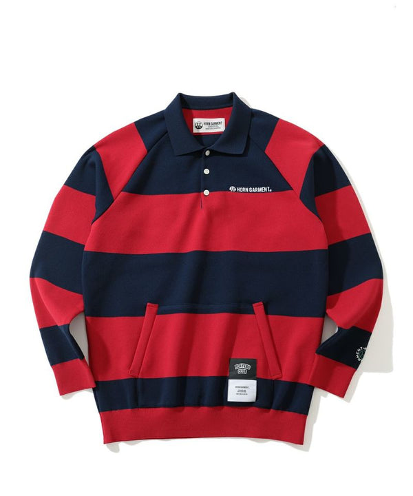 Port Border Knit Polo | MEN