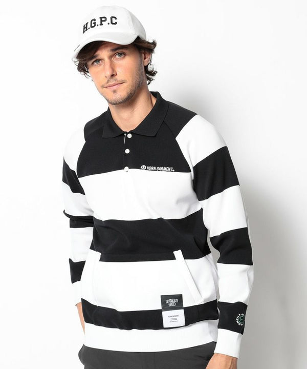 Port Border Knit Polo | MEN