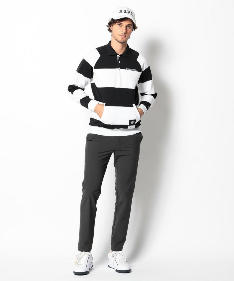 Port Border Knit Polo | MEN