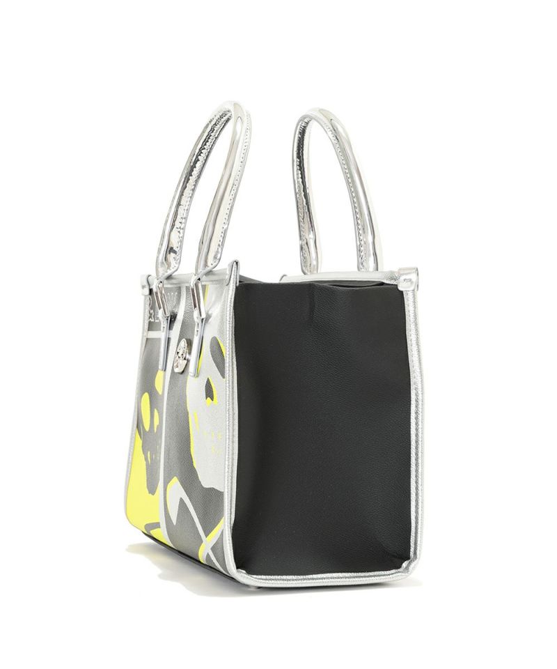 Cray Metallic Cart Bag