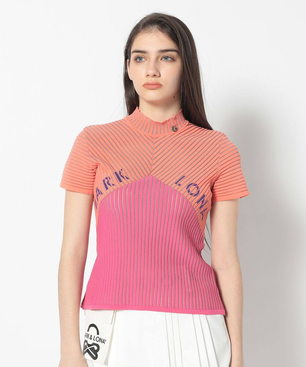 Dual Tone Ribbed Knit | WOMEN