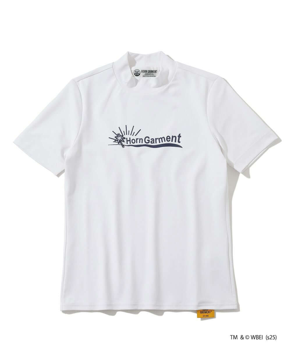【新品タグ付】Theory TINY TEE モックネック S 白 2023 snow peak（スノーピーク） リサイクルコットンモックネックTシャツ TS