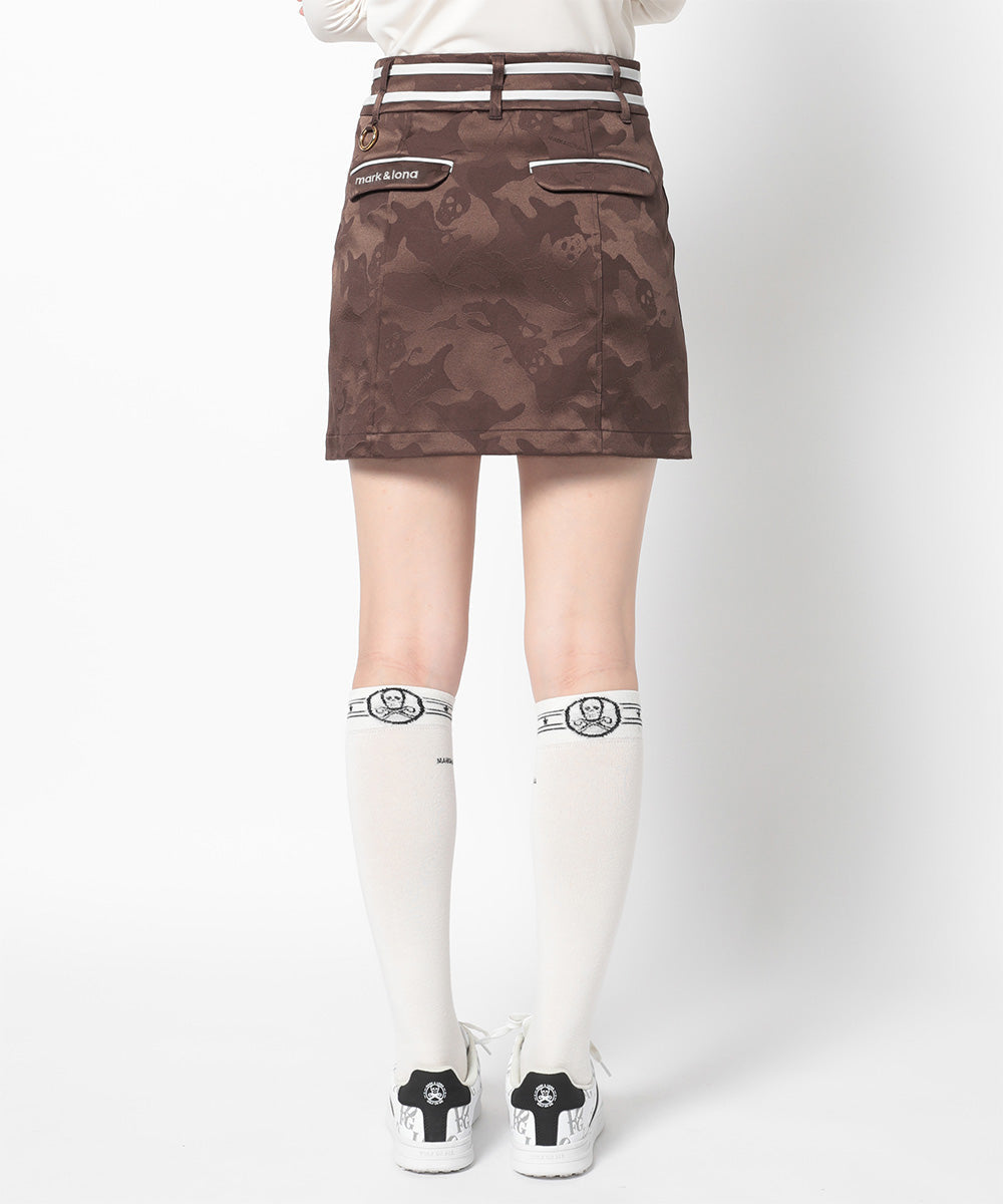 Gauge Stretch Jacquard Skirts | WOMEN