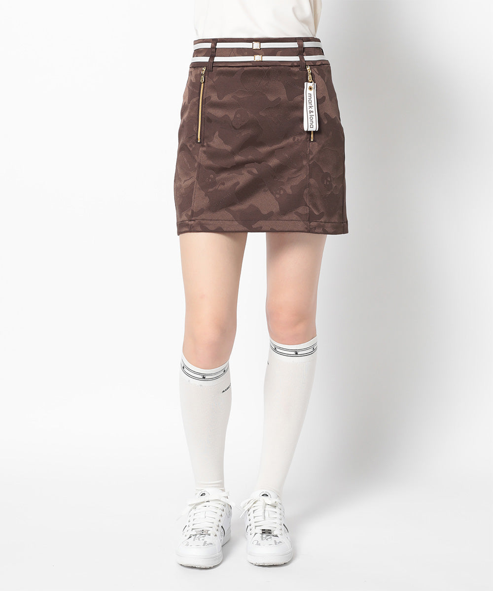 Gauge Stretch Jacquard Skirts | WOMEN