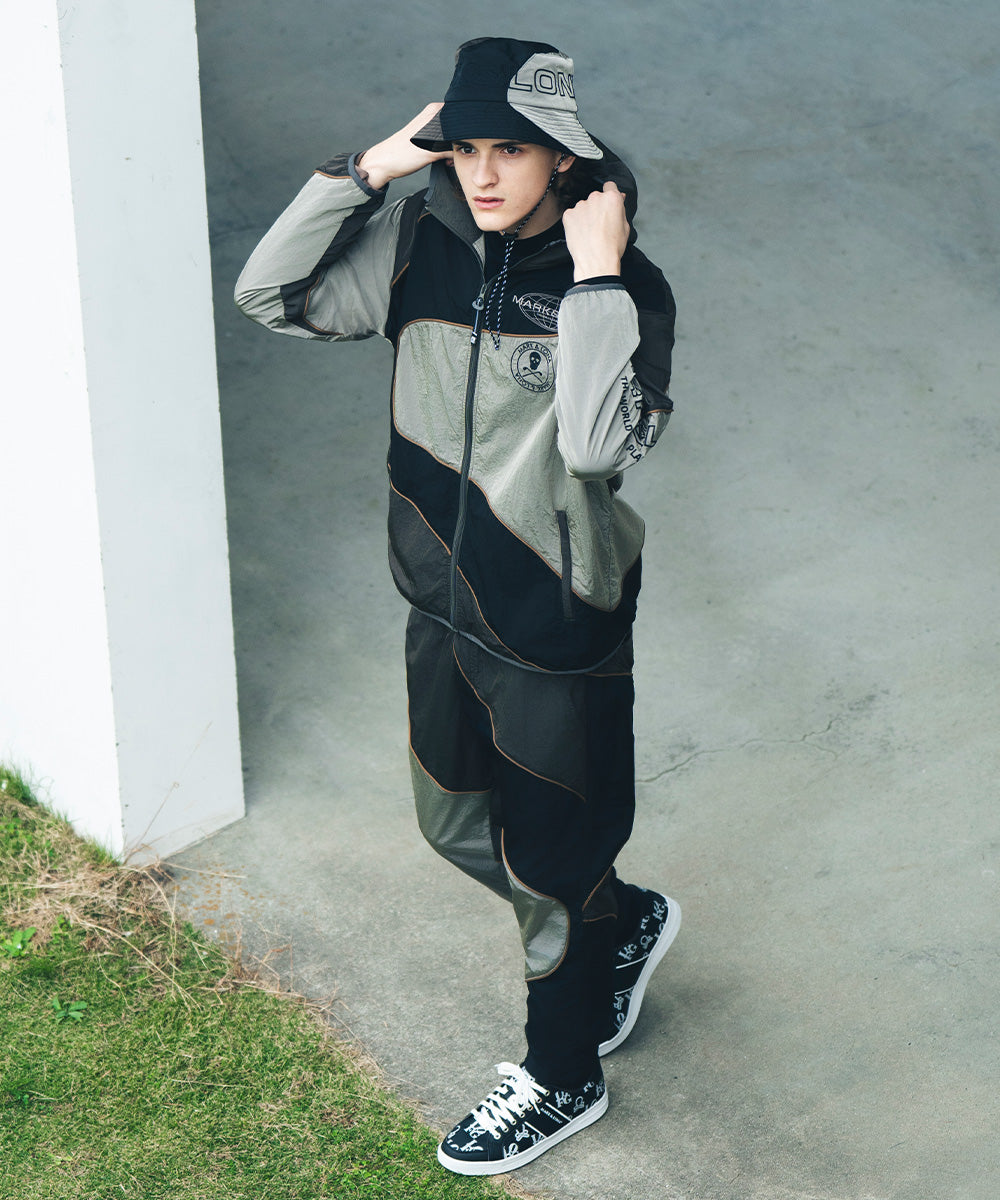 Streamer Crinkle Nylon Hooded Jacket