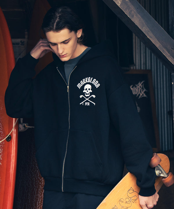 Johnson Skull Vintage Zip Hoodie