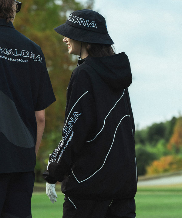 Streamer Crinkle Nylon Hooded Jacket