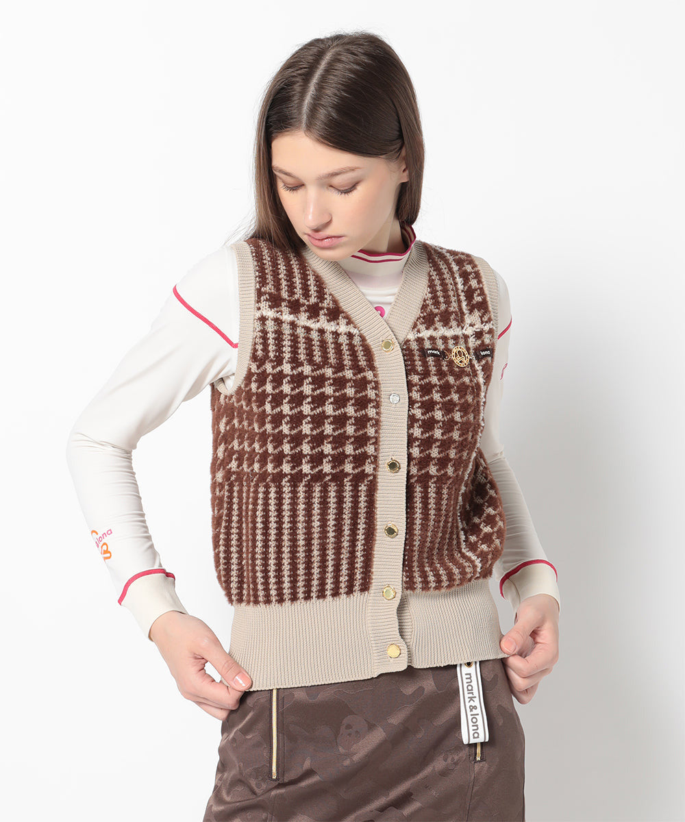 Luminous Glen Jacquard Vest | WOMEN