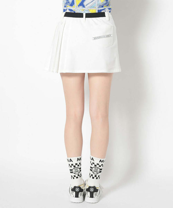 Lotta Asym Pleated Mini Skirt | WOMEN