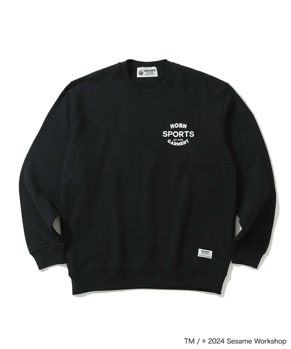 Sesame Street Art Appliqué Crewneck Sweat | MEN and WOMEN