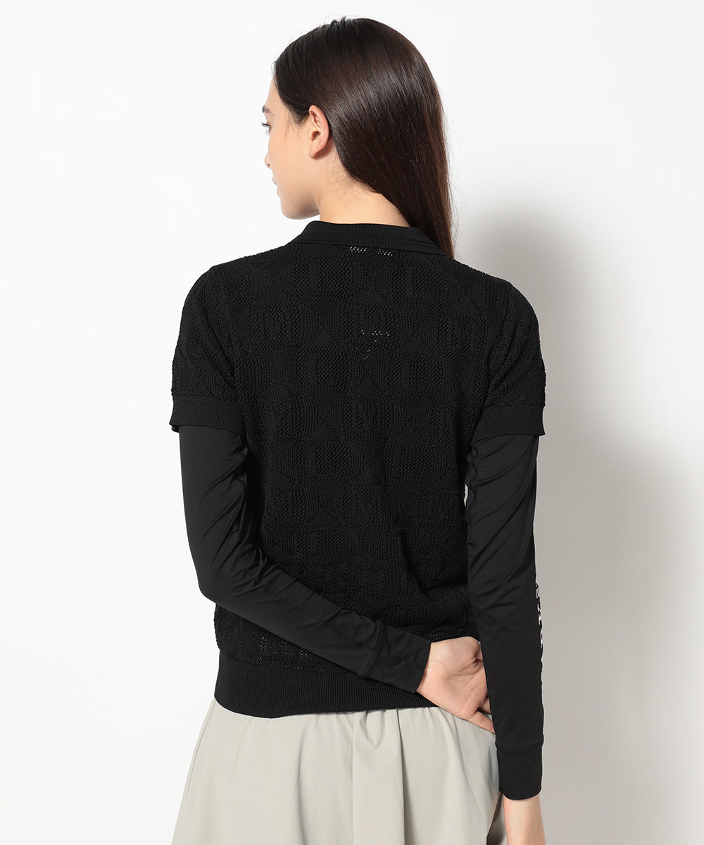 モデル:身長174cm,バスト77cm,ウエスト60cm,ヒップ88cm, 着用サイズM