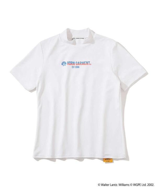 Woddy Mock Neck Tee | WOMEN