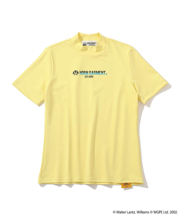 Woddy Mock Neck Tee | WOMEN