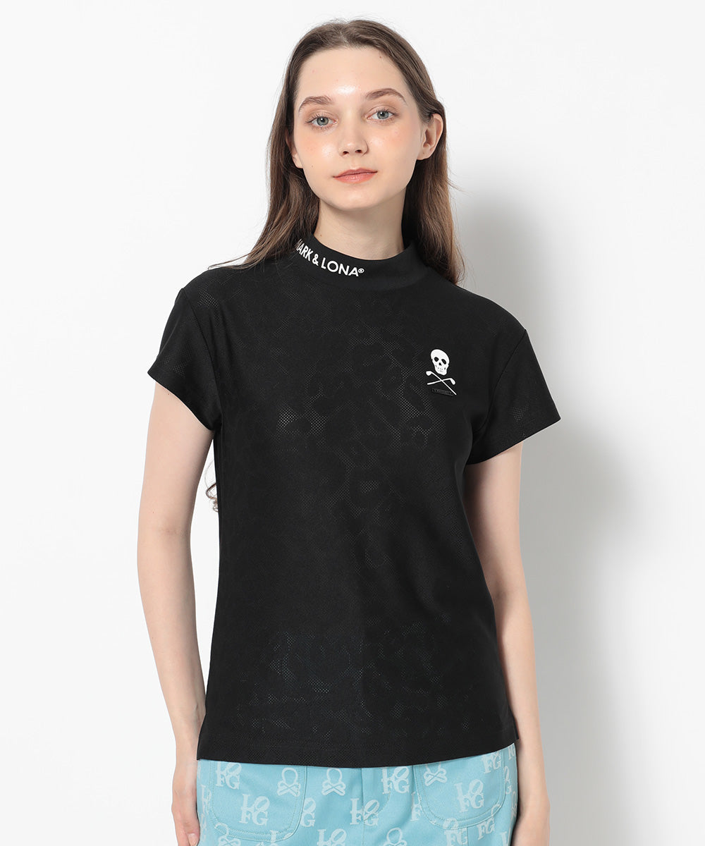 Gene Leopard Mock Neck | WOMEN