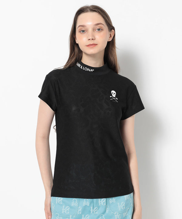 Gene Leopard Mock Neck | WOMEN