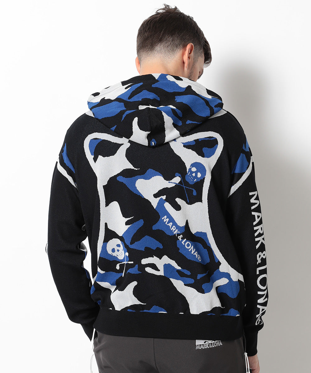 Matrix Camo Knit Hoodie | MEN