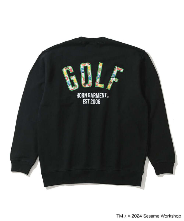 Sesame Street Art Appliqué Crewneck Sweat | MEN and WOMEN