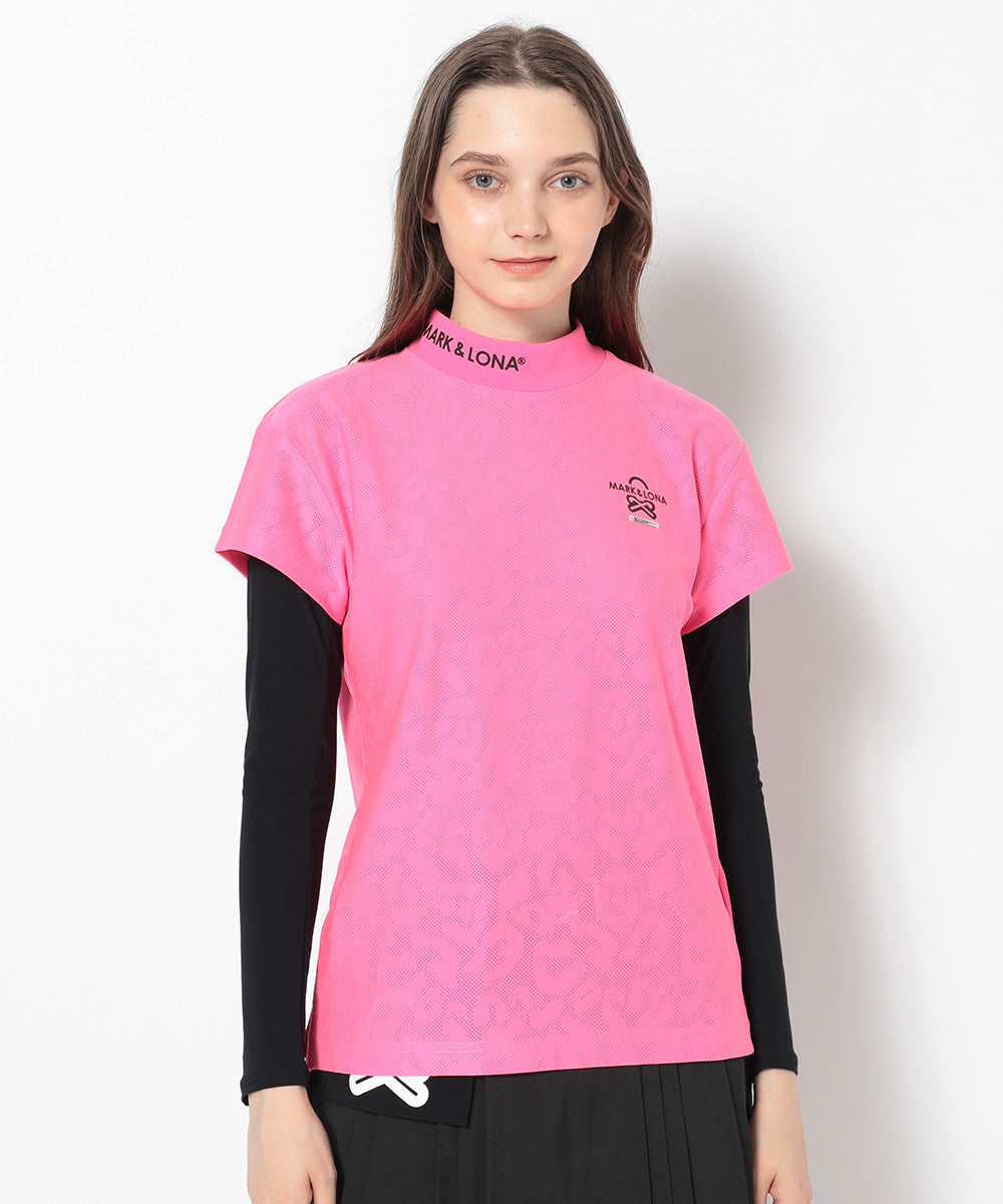 Gene Leopard Mock Neck | WOMEN