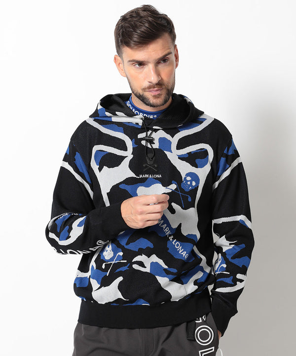 Matrix Camo Knit Hoodie | MEN