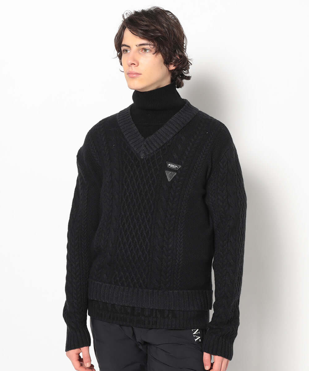 MARK & LONA CD11-CMZK | メンズ ブラック セーター CD11-CSTK | MEN
