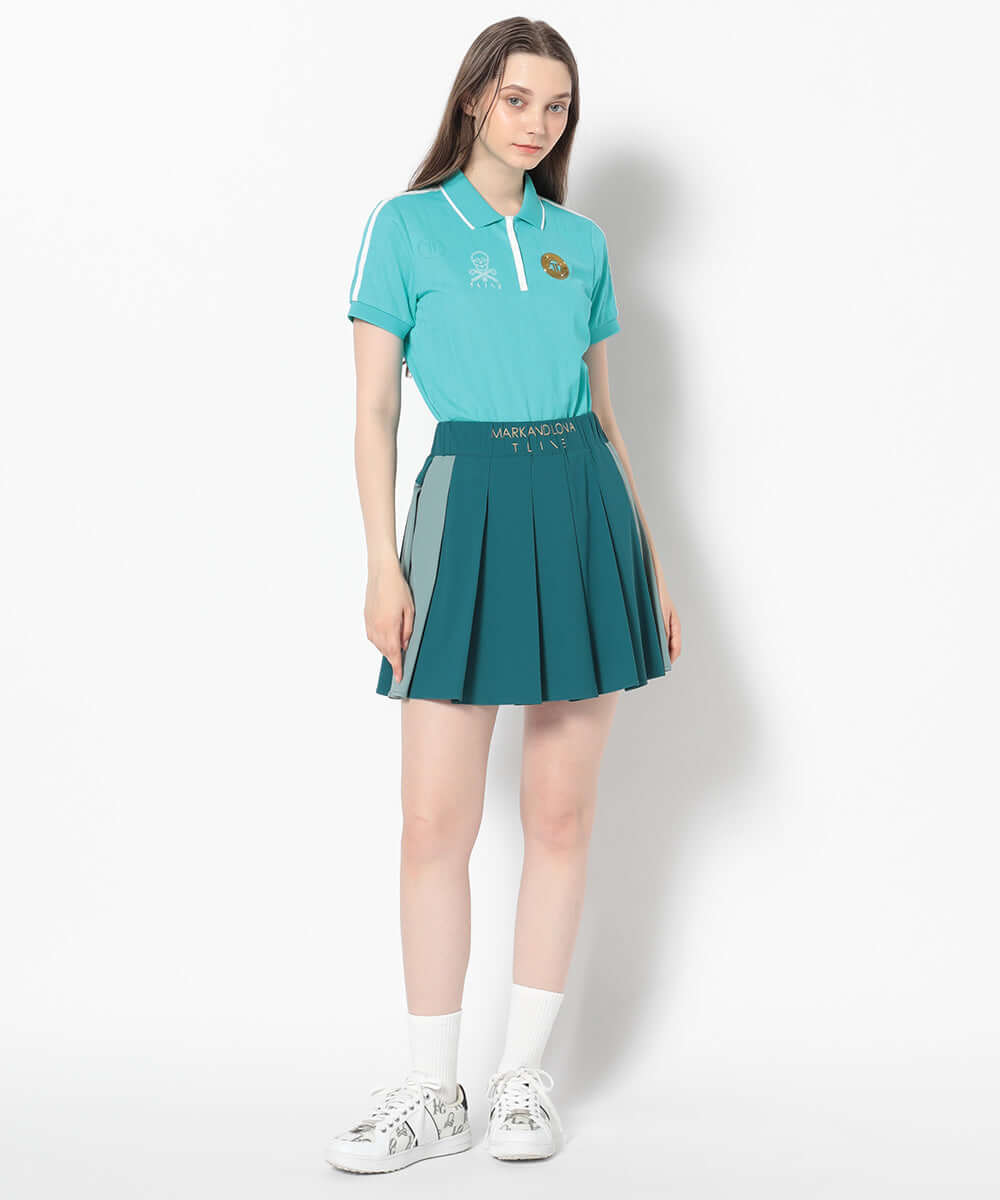 T-Mark Pattern Polo | WOMEN