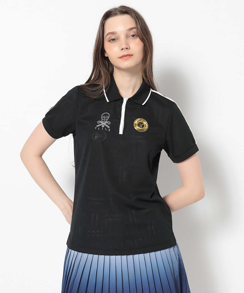 T-Mark Pattern Polo | WOMEN