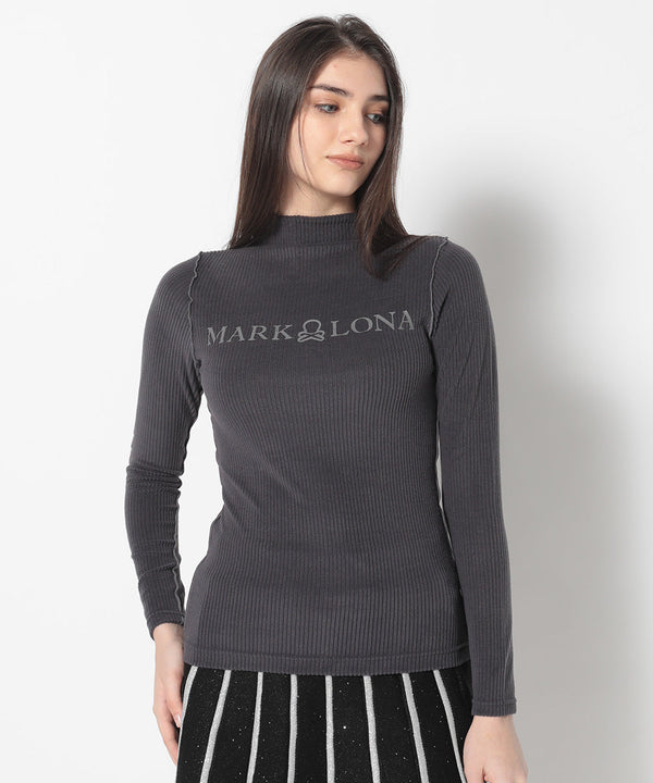 Lodi Ribbed Bottleneck Pullover | WOMEN