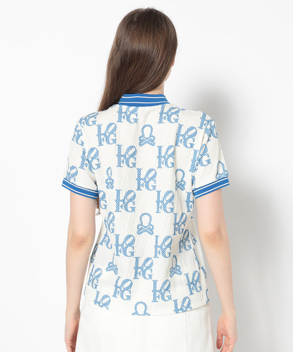 Ever Monogram Mock Neck Tee | WOMEN