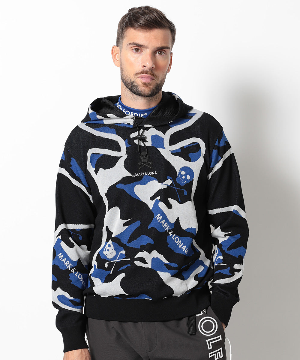 Matrix Camo Knit Hoodie | MEN
