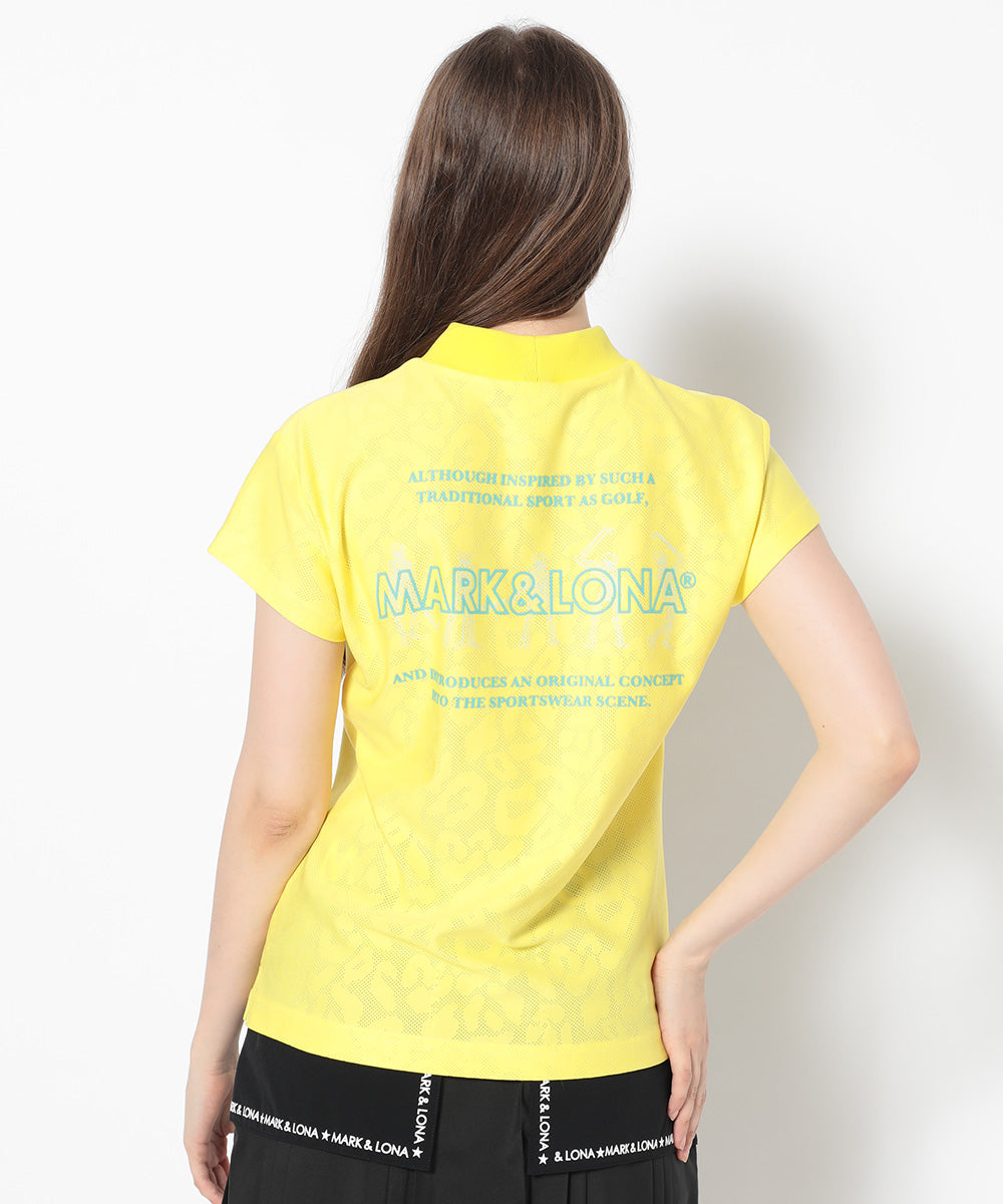 Gene Leopard Mock Neck | WOMEN